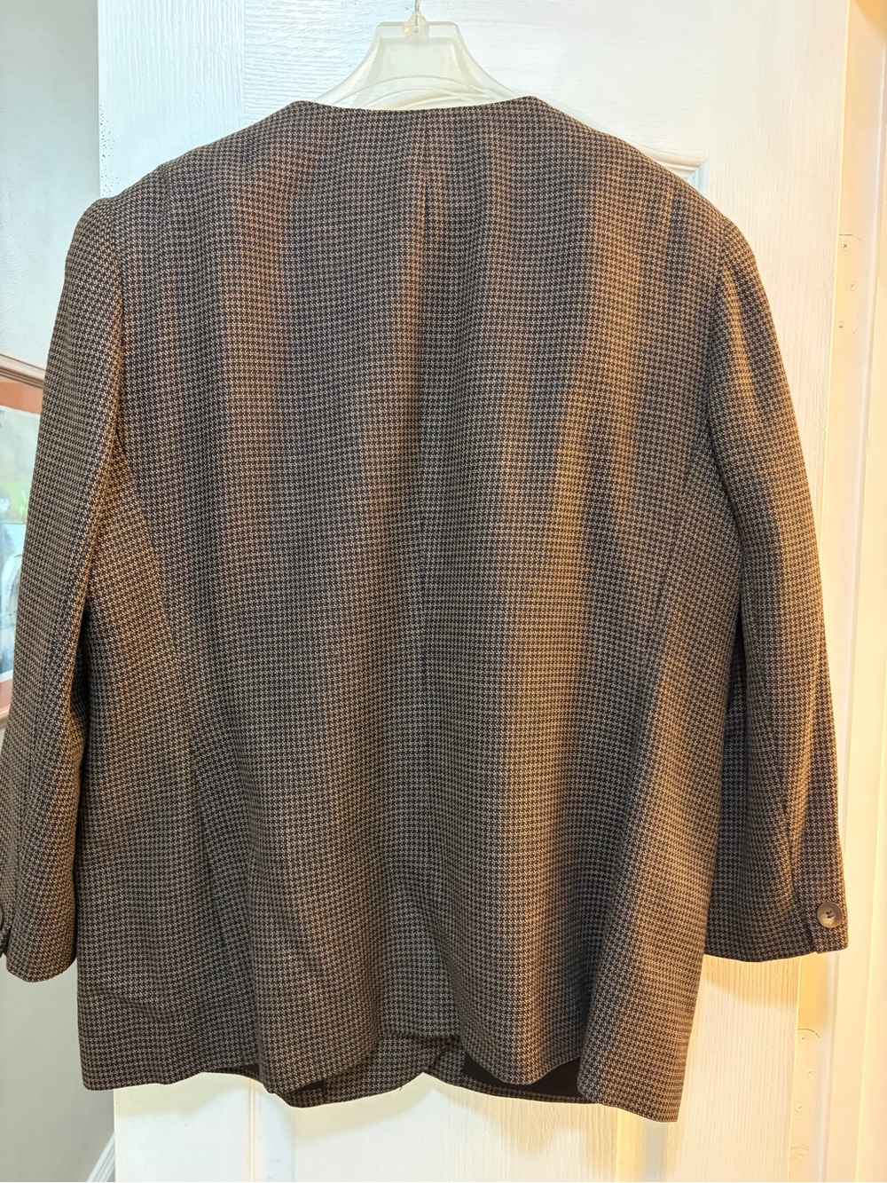 Saville -Rena Rowan 90s Brown/black tweed jacket sz 18W .. made in USA πΊπΈ - Picture 2 of 12